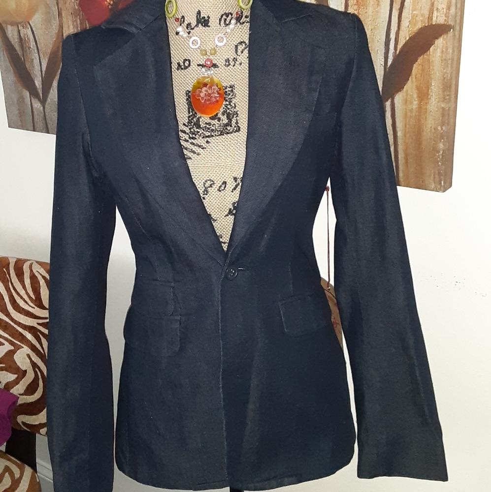 True Religion Jean Blazer